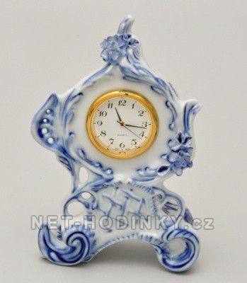 stolní hodiny porcelán