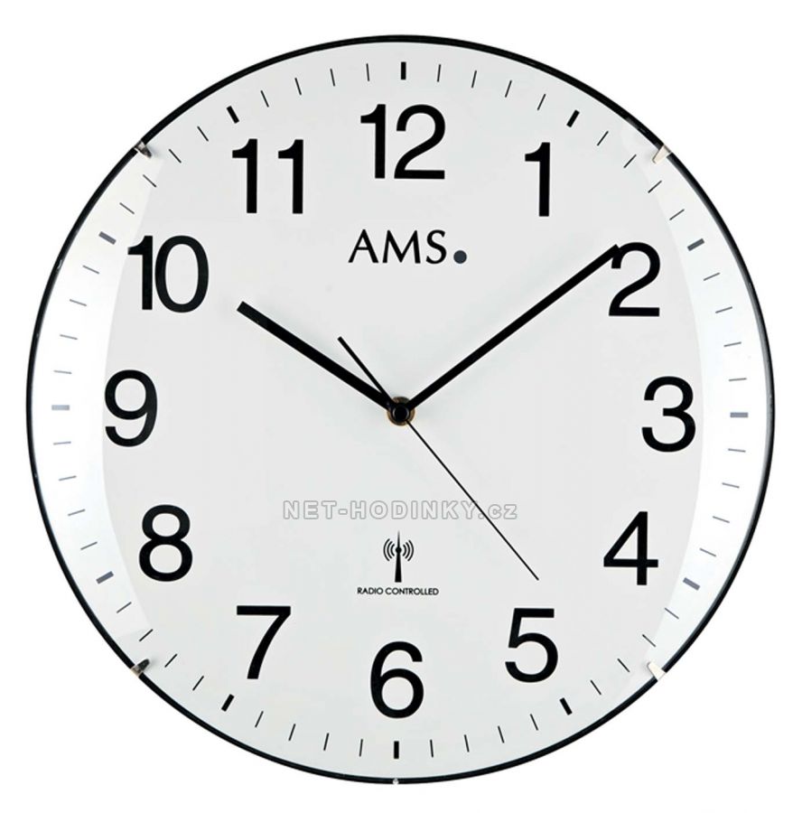 Nástěnné hodiny AMS 5959, AMS 5960 rádiem řízené AMS 5960