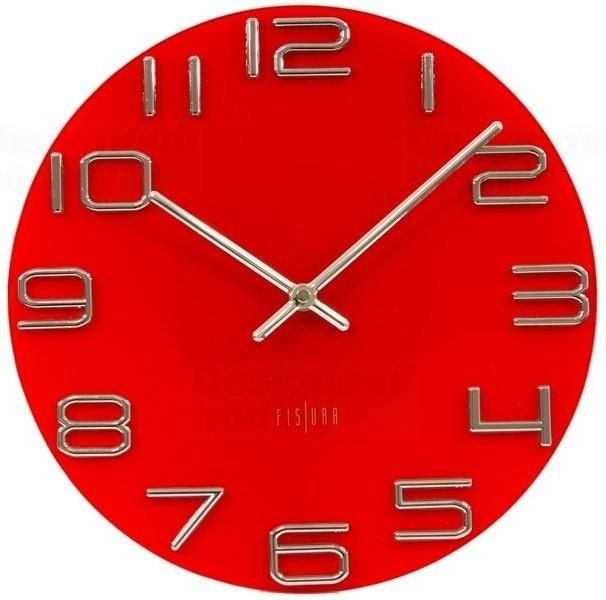 Designové nástěnné hodiny CL0068 Fisura 30cm - poškozený obal