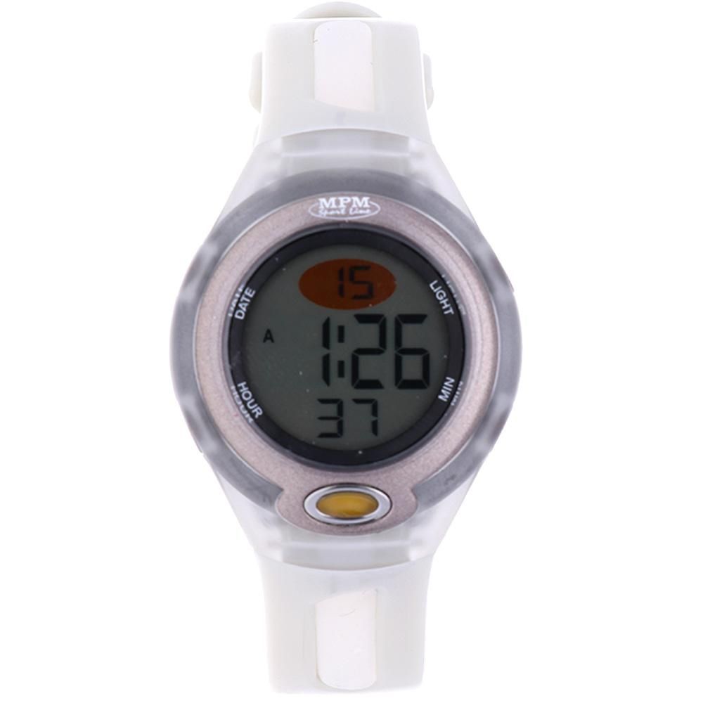 Digitální hodinky s ukazatelem data a podsvíceným displayem 392-ES04234 (white) 392-ES04234 (white)