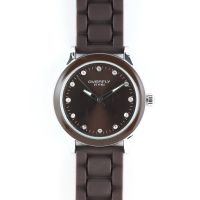 Barevně sladěné hodinky do lososové barvy se silikonovým řemínkem W02E.10495