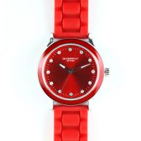 Barevně sladěné hodinky do lososové barvy se silikonovým řemínkem W02E.10495 - W02E.10495.E