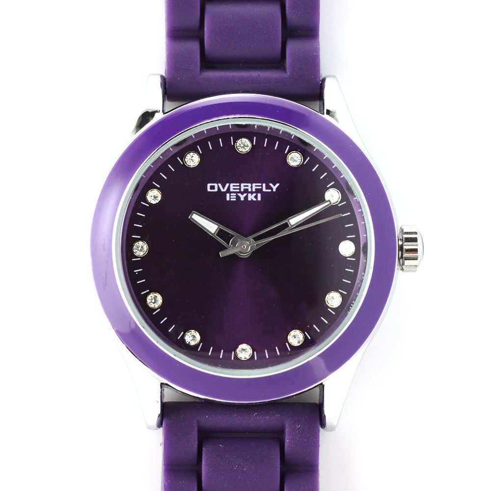 Barevně sladěné hodinky do lososové barvy se silikonovým řemínkem W02E.10495 - W02E.10495.A