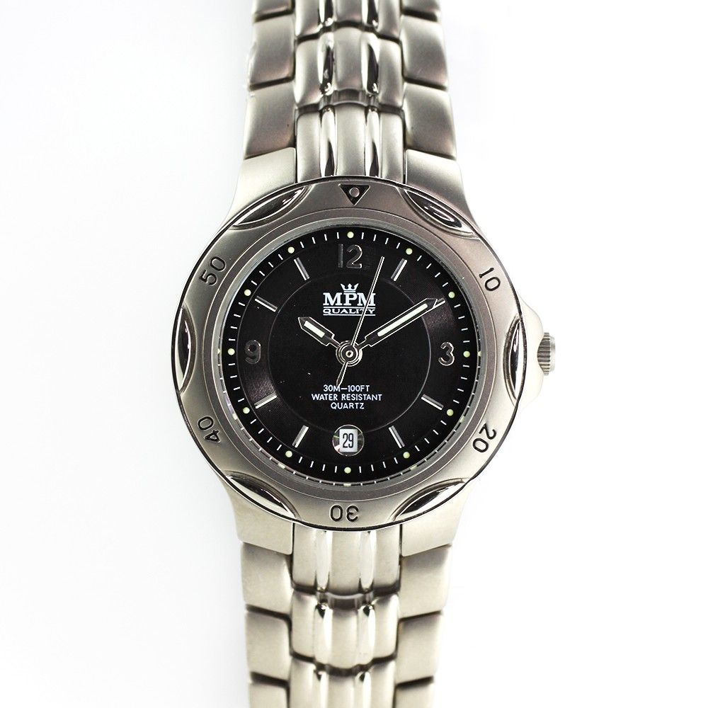 Dámské hodinky s datumem a titanovým pouzdrem i řemínkem W02M.10343 - W02M.10343.A