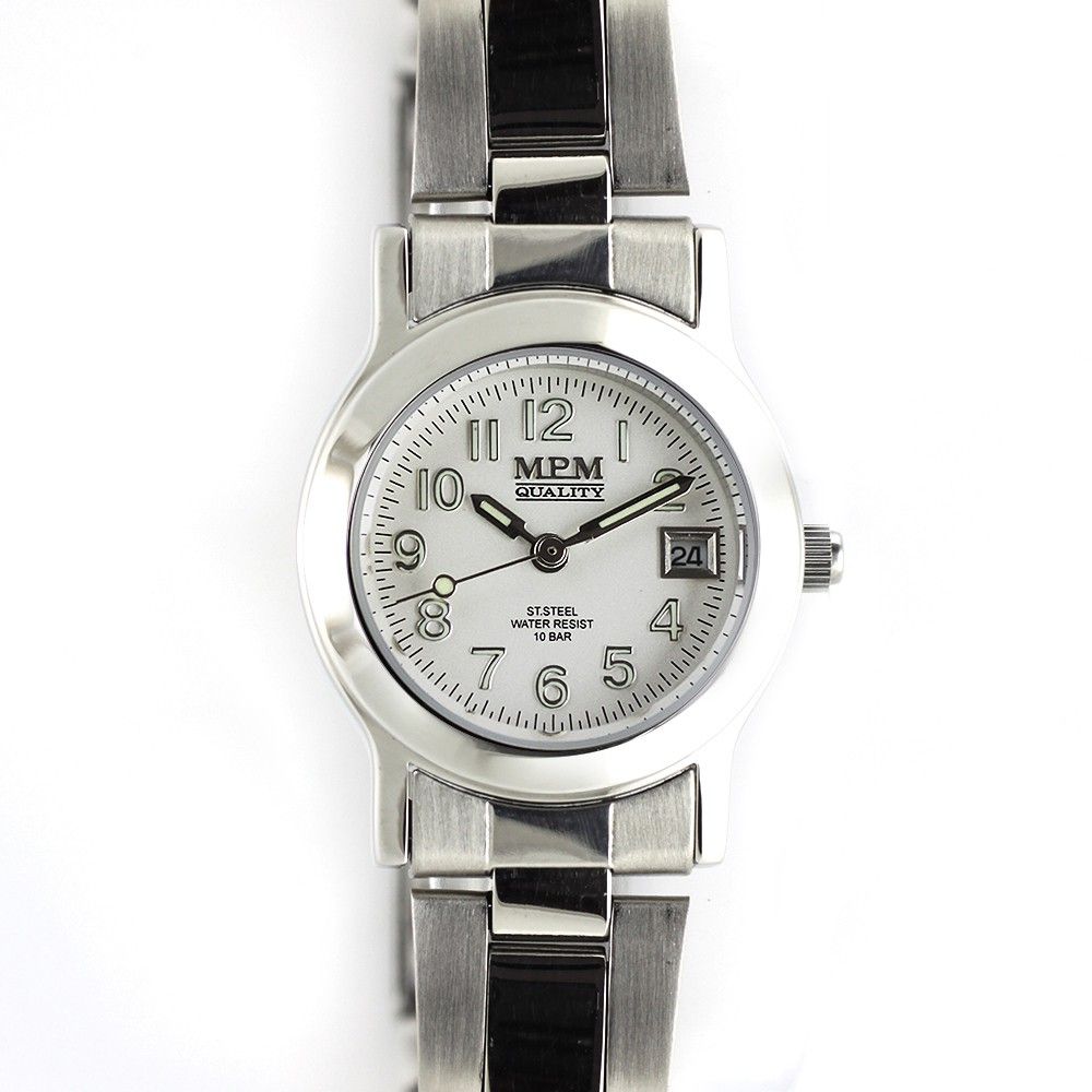 Dámské hodinky s ukazatelem datumu a kombinovaným řemínkem W02M.10378 W02M.10378.A