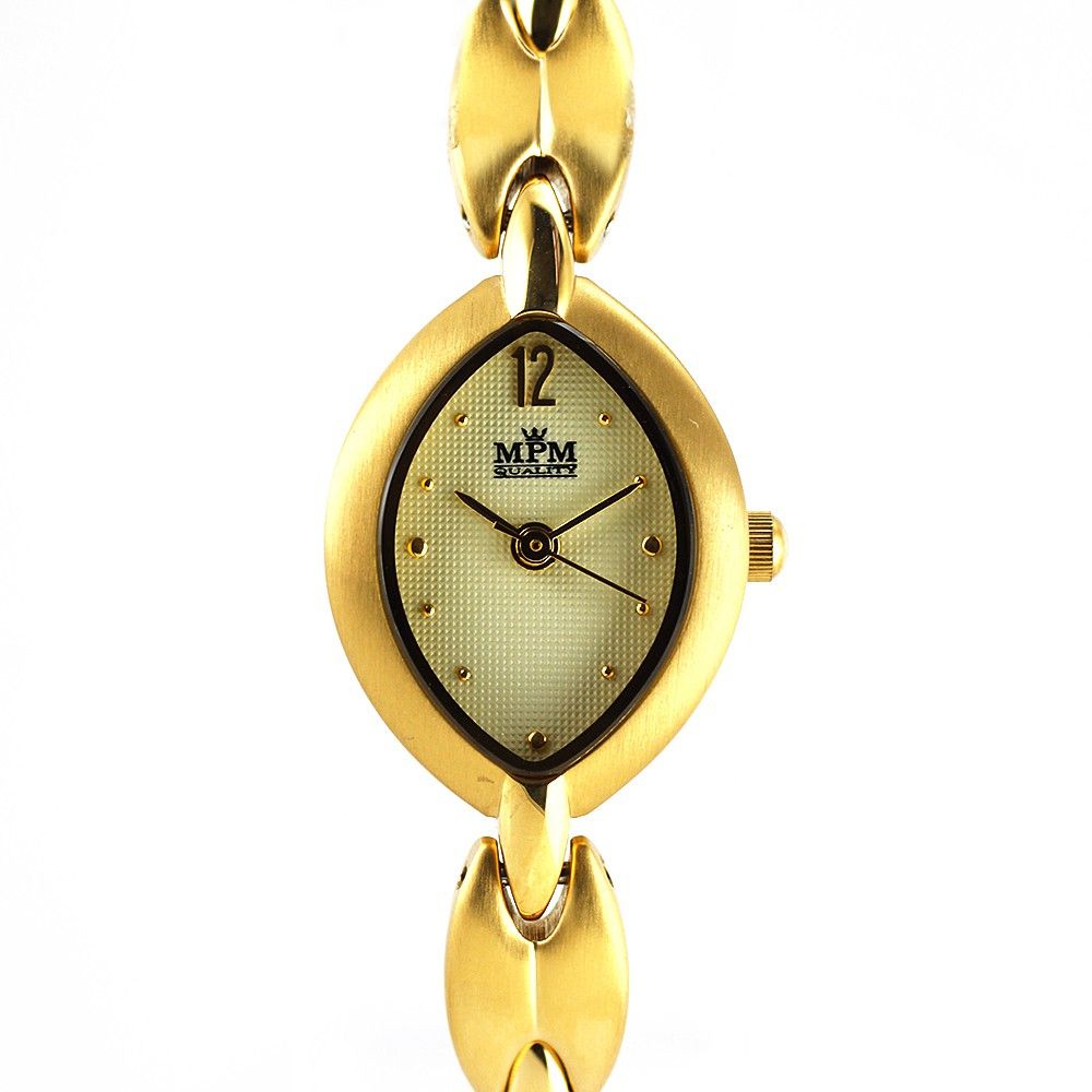 Dámské společenské hodinky s reliéfním číselníkem jemného designu W02M.10389 W02M.10389.A
