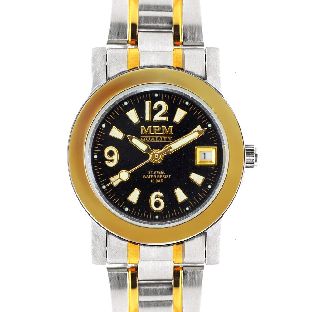 Kombinované hodinky s datumem a černým číselníkem W02M.10403 W02M.10403.A