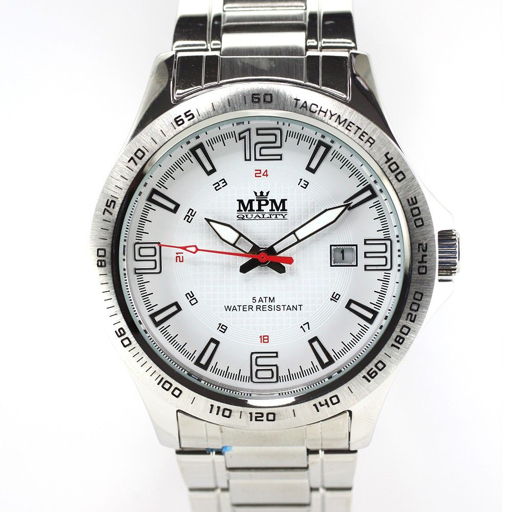 Pánské sportovní hodinky s datem a reliéfním ciferníkem W01M.10020 W01M.10020.A