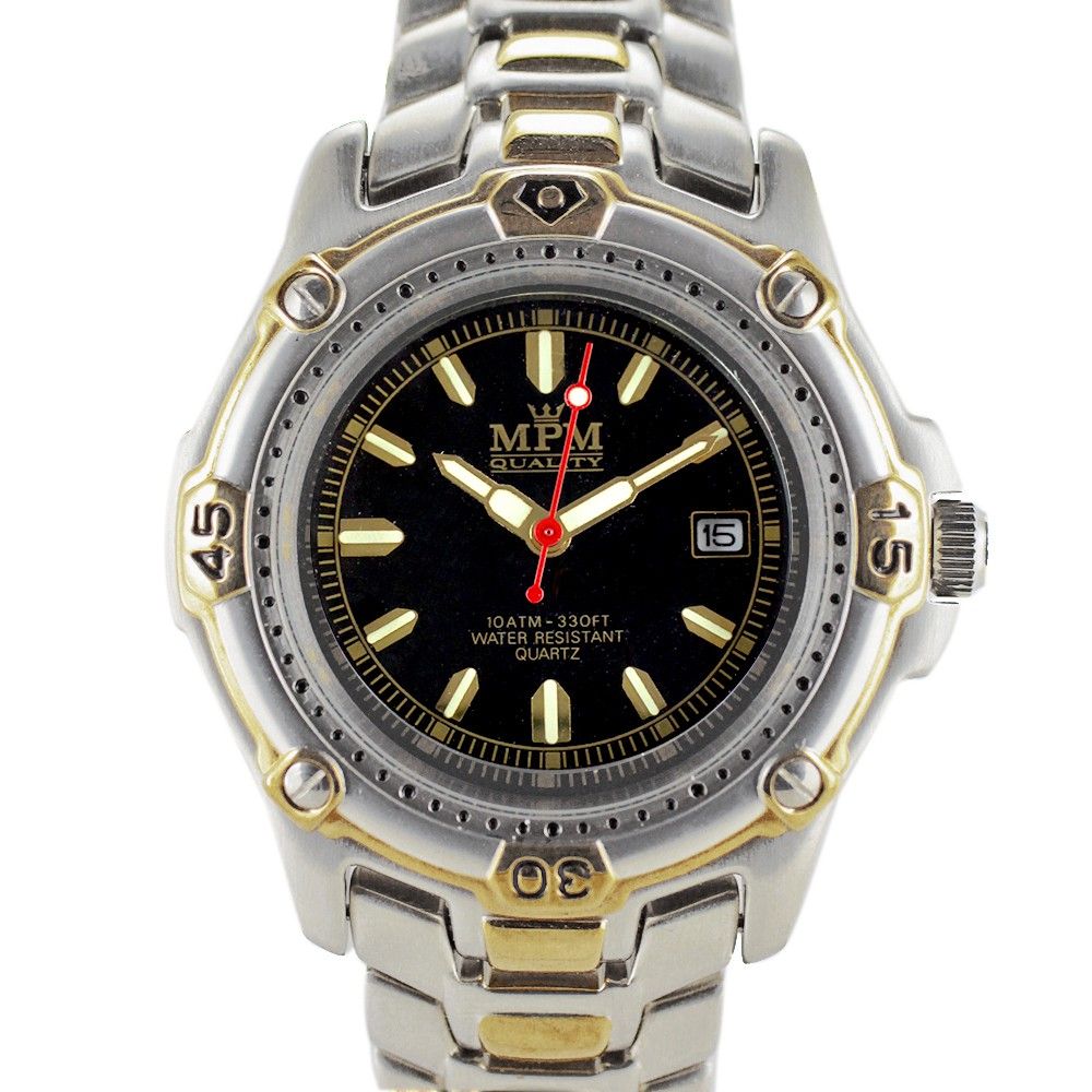 Sportovní hodinky s lunetou a černým ciferníkem W01M.10460 W01M.10460.A