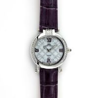 Dámské hodinky se zdobným ciferníkem a kamínky na pouzdře W02X.10877 - W02X.10877.B