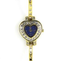 Dámské hodinky ve tvaru srdce po obvodu zdobené zirkony w02m.10643 - W02M.10643.F