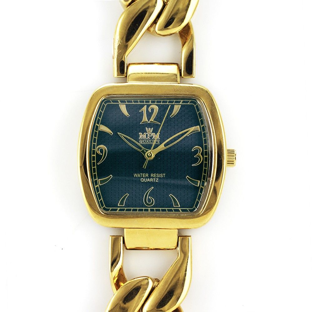 Dámské zlaté hodinky na elegantním náramku W02M.10636 W02M.10636.A
