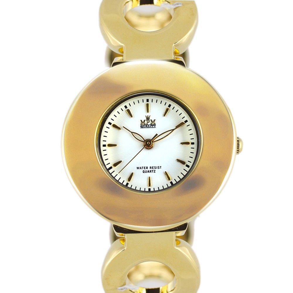 Módní dámské hodinky na pevném náramku s reliéfním číselníkem W02M.10617 W02M.10617.A
