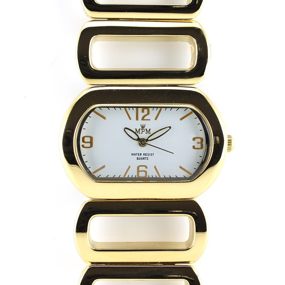 Náramkové hodinky oválného tvaru s bílým číselníkem W02M.10562 W02M.10562.A
