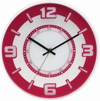 Netradiční jednobarevné nástěnné hodiny E01.3220