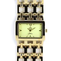 Zlaté dámské hodinky vhodné ke společenské příležitosti W02M.10629