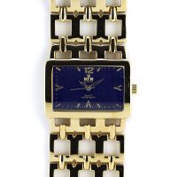 Zlaté dámské hodinky vhodné ke společenské příležitosti W02M.10629