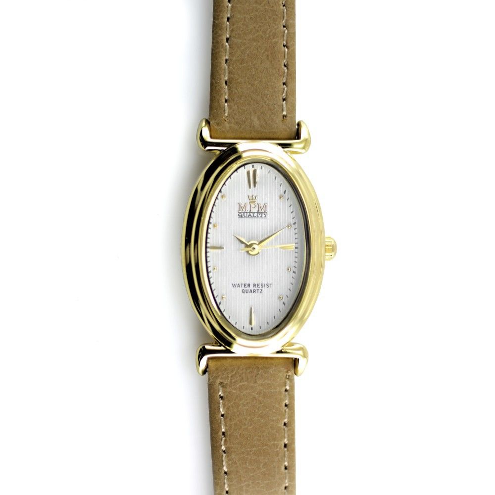 Elegantní dámské hodinky s koženým řemínkem. II. jakot - varianty G, H, I - změna povrchu pouzdra W02M.10970 W02M.10970.B