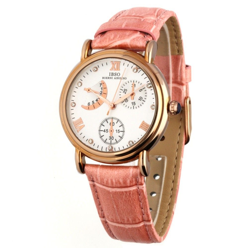 Elegantní dámské hodinky se zajímavým ciferníkem a pouzdrem z růžového zlata W02X.11030 W02X.11030.C