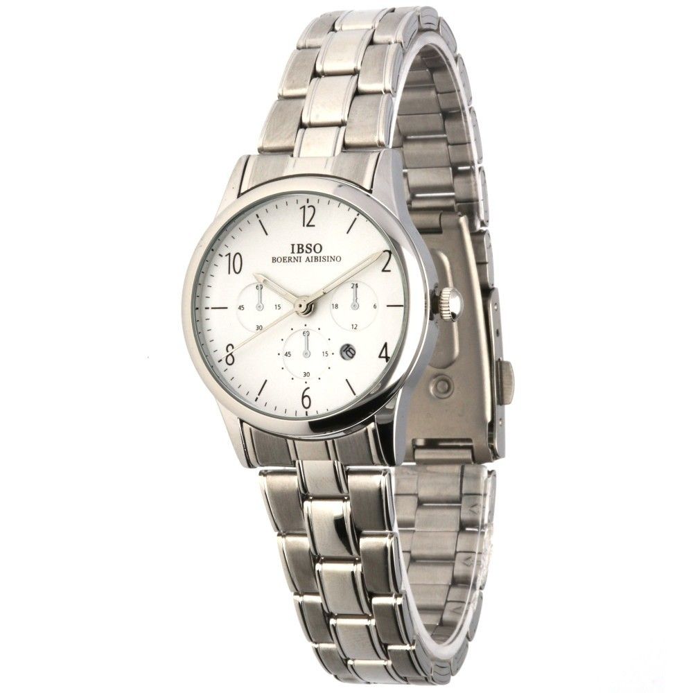 Klasické dámské hodinky s ocelovým řemínkem a ukazatelem data W02X.11044 W02X.11044.A