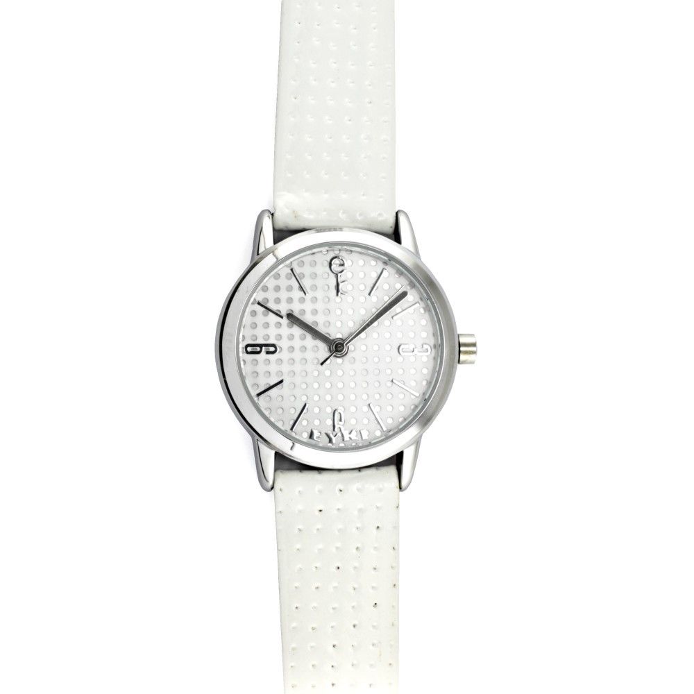 Moderní dámské náramkové hodinky se stříbrným řemínkem a bílým číselníkem W02E.10911 W02E.10911.D