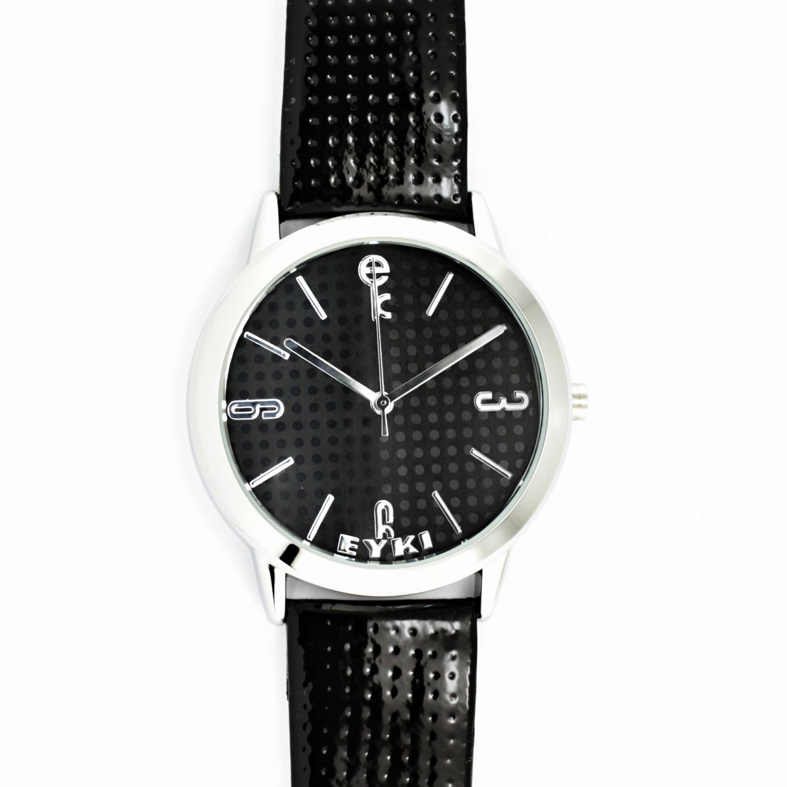 Moderní hodinky s lesklým koženým řemínkem a elegantním číselníkem W03E.10911 W03E.10911.F