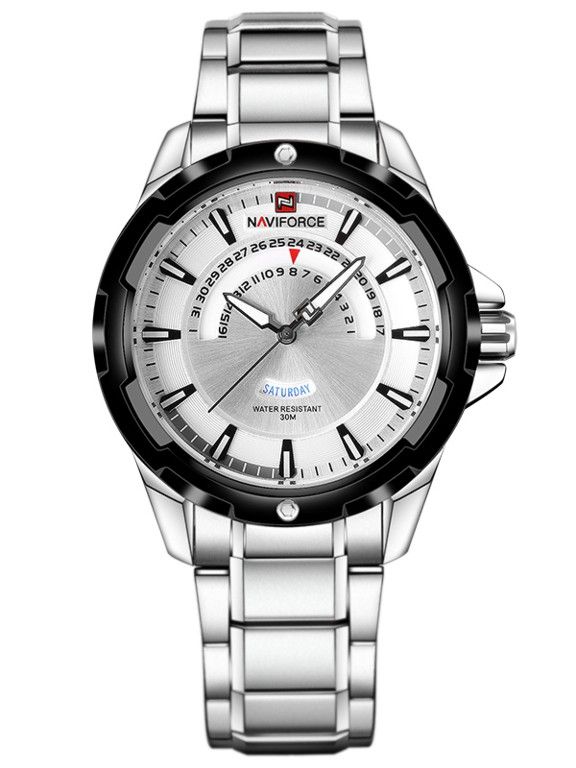 Moderní pánské sportovní hodinky s ocelovým řemínkem W01X.11046 W01X.11046.A