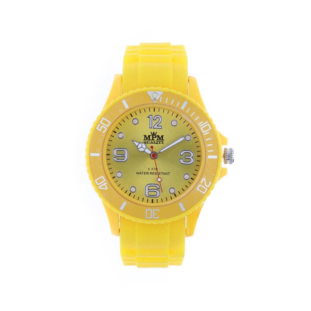 Sportovní dětské barevné hodinky MPM se silikonovým řemínkem. II. jakost - kosmetická vada víčka W03M.10055 W03M.10055.B - II. jakost