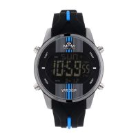 Pánské digitální hodinky MPM s barevným silikonovým řemínkem W01M.11098 - MPM Digi - 11098.A