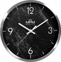 Moderní hodiny MPM E01.3944 v černé barvě