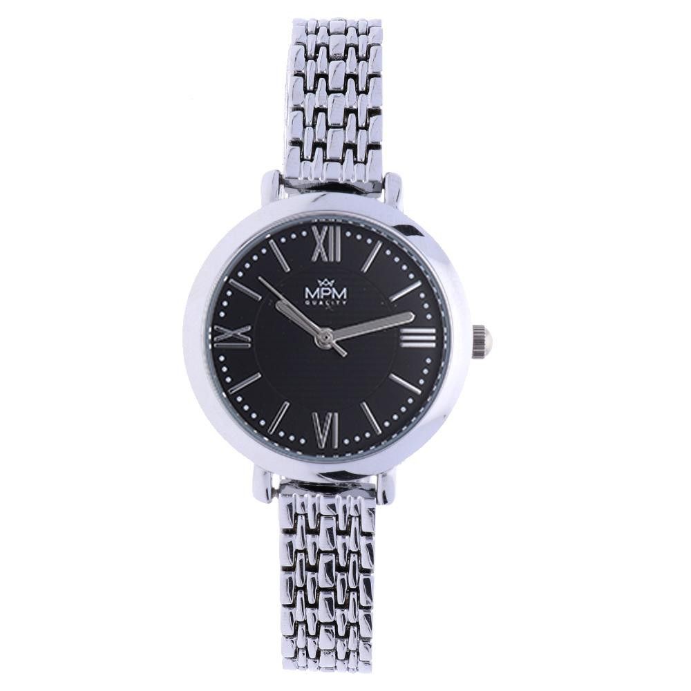 Dámské hodinky na elegantním nerezovém tahu s trendy ciferníkem s římskými číslicemi. W02M.11268 MPM Modern 11268.A