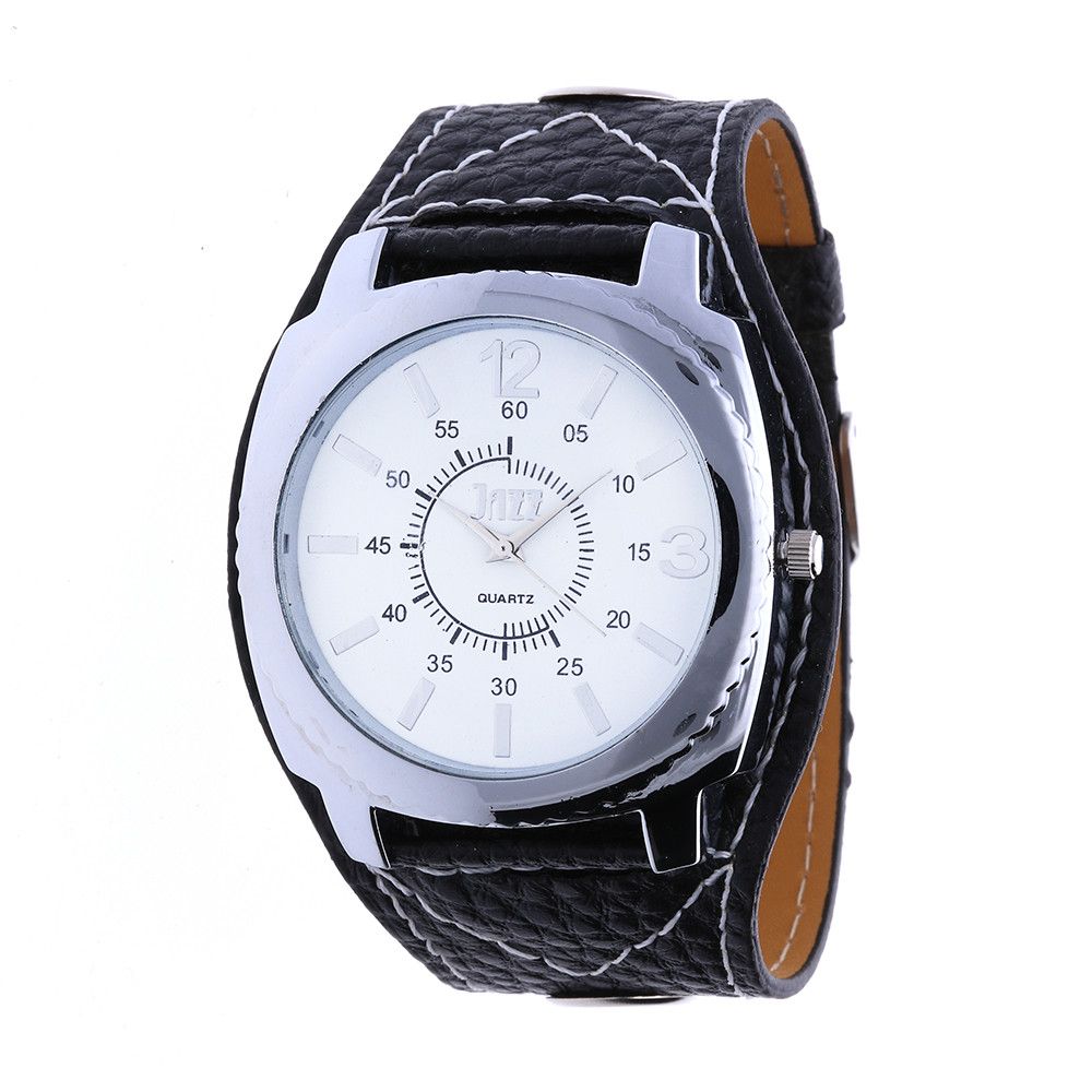 Stylové pánské hodinky s koženým řemínkem W01V.11159