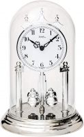 Stolní hodiny ročky ams 1206 stříbrná 