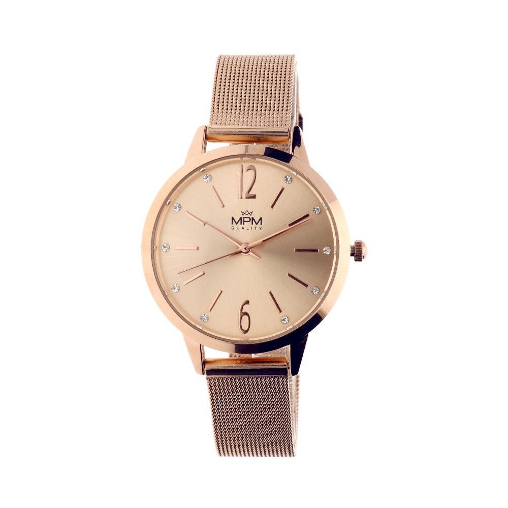 Elegantní dámské hodinky s kovovým řemínkem W02M.11193