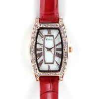 Módní dámské hodinky s perleťovým číselníkem a zirkony W02K.10522 - W02K.10522.F