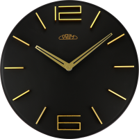 Nástěnné hodiny PRIM E01P.4085 v černé barvě
