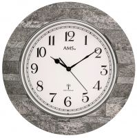 Designové hodiny velké kulaté ams 5570