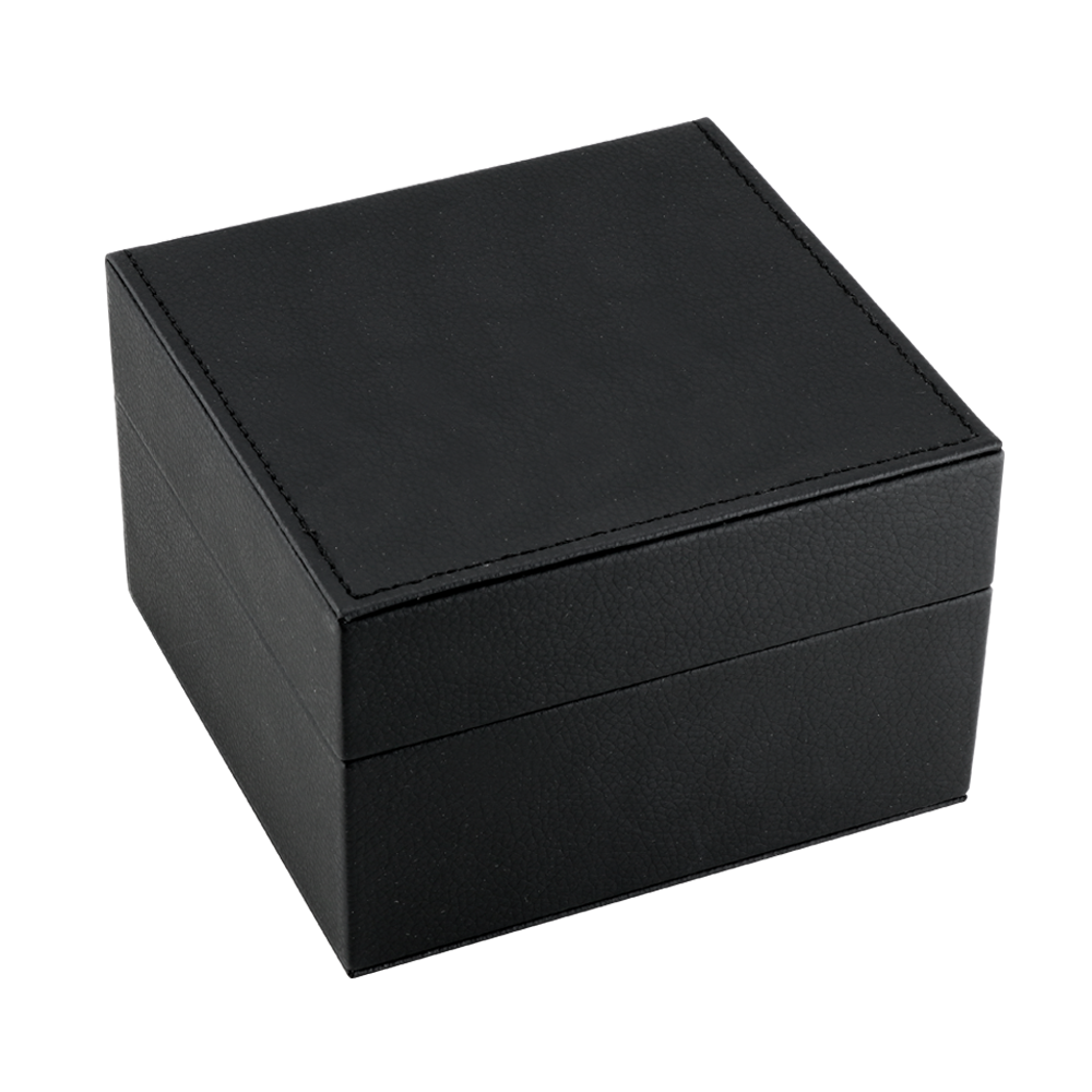 Elegantní černý box na hodinky bez loga EKH005 Krabička na hodinky bez loga Krabička na hodinky EKH005 - černá, bez loga