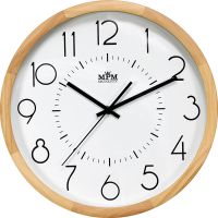 Dřevěné nástěnné hodiny s jednoduchým ciferníkem E07.3662 - E07.3662