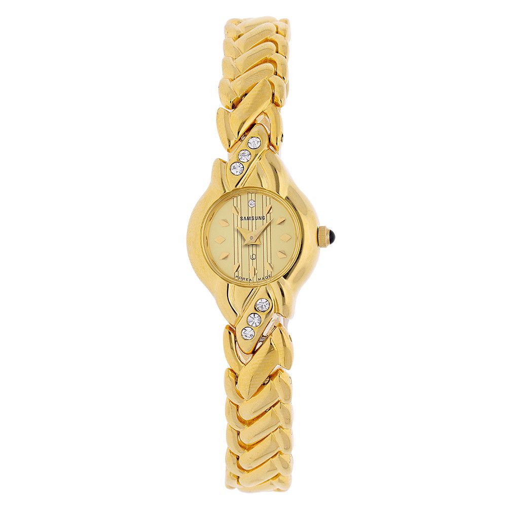 Dámské hodinky zlaté barvy v elegantním designu W02S.11316 W02S.11316.A