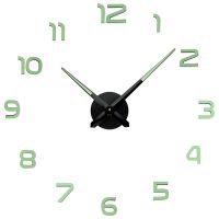 Nástěnné nalepovací hodiny PRIM Luminiferous I s možností úpravy velikosti od ∅ 600 mm až po ∅ 1 200 mm. Tyto hodiny se skládají ze samostatných nalepovacích číslic, které podpoří | Nalepovací hodiny PRIM Luminiferous I