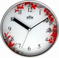 Designové hodiny s pestrými motivy květin MPM E01.3087 jiný druh