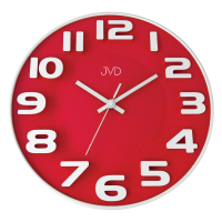 Červené hodiny JVD HA5848.4