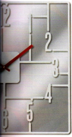 Designové hodiny D&D 270 Meridiana 41cm Meridiana barvy kov černý lak