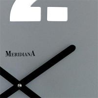 Designové hodiny D&D 299 Meridiana 40cm Meridiana barvy kov stříbrný lak
