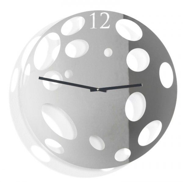 Diamantini&Domeniconi Designové hodiny Diamantini a Domeniconi Silver Moon 50cm