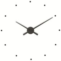 Samolepící designové hodiny NOMON OJ černé s plynulým chodem
