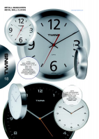 Kovové nástěnné hodiny kulatého tvaru rakouské výroby