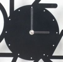 Designové nástěnné hodiny 1501 Calleadesign 30cm Barva červená
