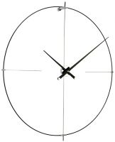 Luxusní designové nástěnné hodiny Nomon Bilbao L černé 110cm